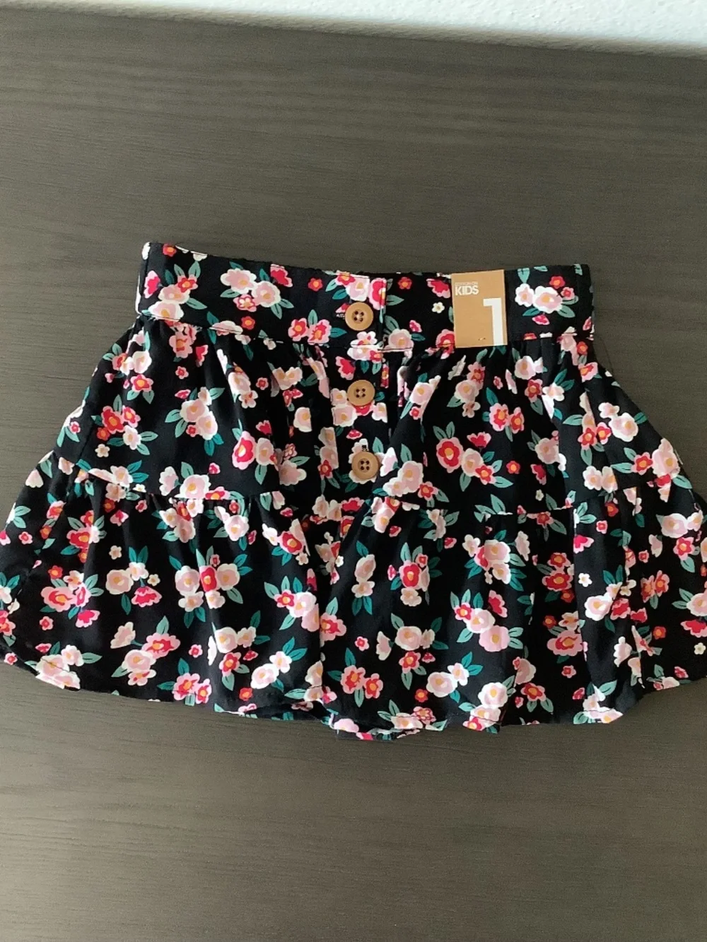 NWT Cotton On Kids Toddler Girls Two Piece Lots Denim Floral Ruffled Skirts Sz 1